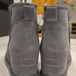UGG Soft Gray Sheepskin Boots